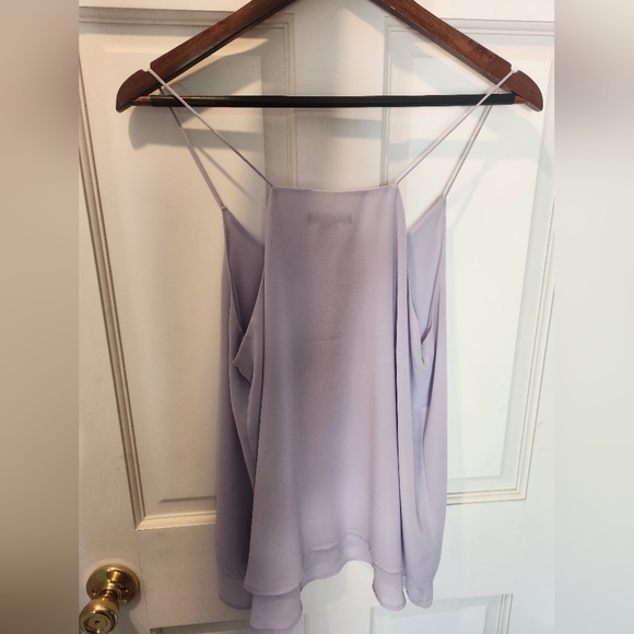 Womens H&M purple spaghetti strap tank top - Picture 4 of 6